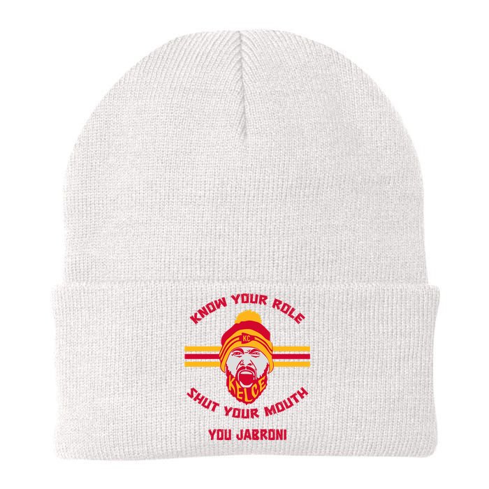 Know Your Role And Shut Your Mouth Knit Cap Winter Beanie