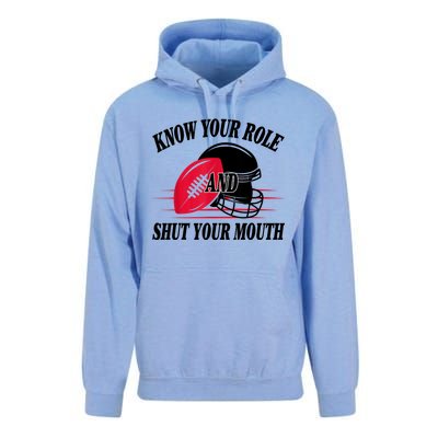 Know Your Role And Shut Your Mouth You Jabroni Unisex Surf Hoodie