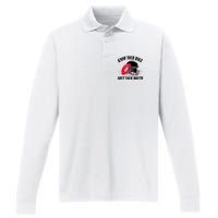 Know Your Role And Shut Your Mouth You Jabroni Performance Long Sleeve Polo