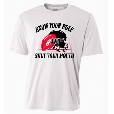 Know Your Role And Shut Your Mouth You Jabroni Cooling Performance Crew T-Shirt