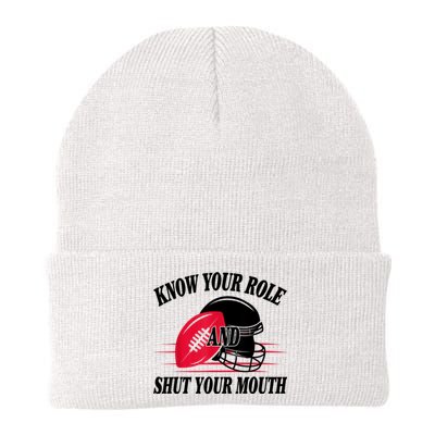 Know Your Role And Shut Your Mouth You Jabroni Knit Cap Winter Beanie