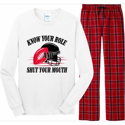 Know Your Role And Shut Your Mouth You Jabroni Long Sleeve Pajama Set