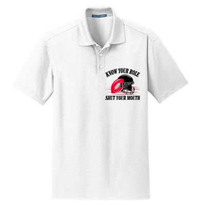 Know Your Role And Shut Your Mouth You Jabroni Dry Zone Grid Polo