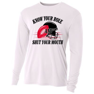 Know Your Role And Shut Your Mouth You Jabroni Cooling Performance Long Sleeve Crew