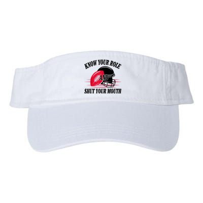 Know Your Role And Shut Your Mouth You Jabroni Valucap Bio-Washed Visor