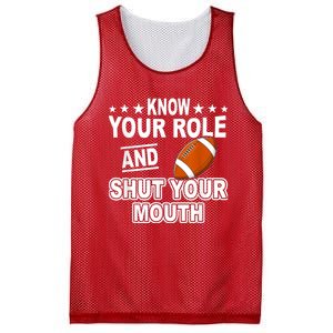 Know Your Role And Shut Your Mouth You Jabroni Mesh Reversible Basketball Jersey Tank