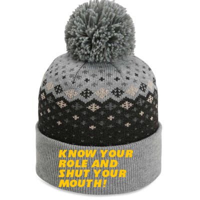 Know Your Role And Shut Your Mouth Kansas City The Baniff Cuffed Pom Beanie