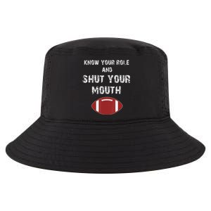 Know Your Role And Shut Your Mouth retro saying Cool Comfort Performance Bucket Hat