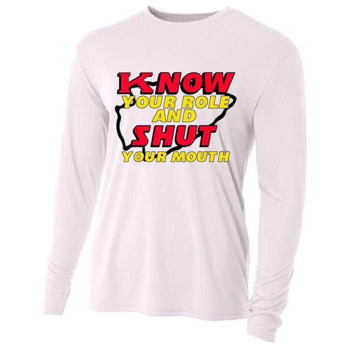 Know Your Role And Shut Your Mouth Cooling Performance Long Sleeve Crew