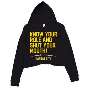 Know Your Role and Shut Your Mouth Lover For Fans Crop Fleece Hoodie