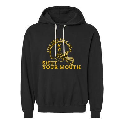 Know Your Role and Shut Your Mouth Lover For Fans Garment-Dyed Fleece Hoodie