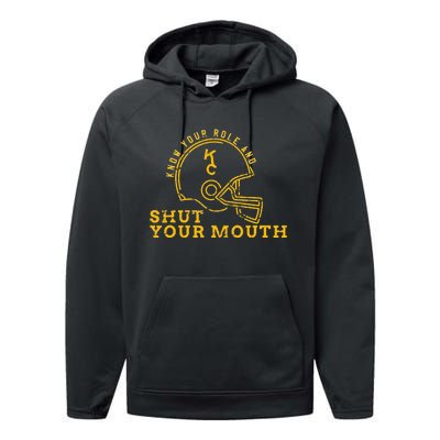 Know Your Role and Shut Your Mouth Lover For Fans Performance Fleece Hoodie