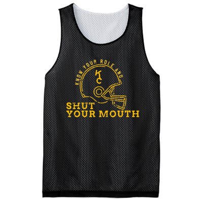 Know Your Role and Shut Your Mouth Lover For Fans Mesh Reversible Basketball Jersey Tank