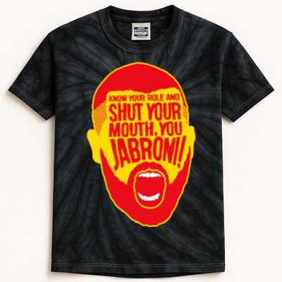 Know Your Role And Shut Your Mouth Kids Tie-Dye T-Shirt