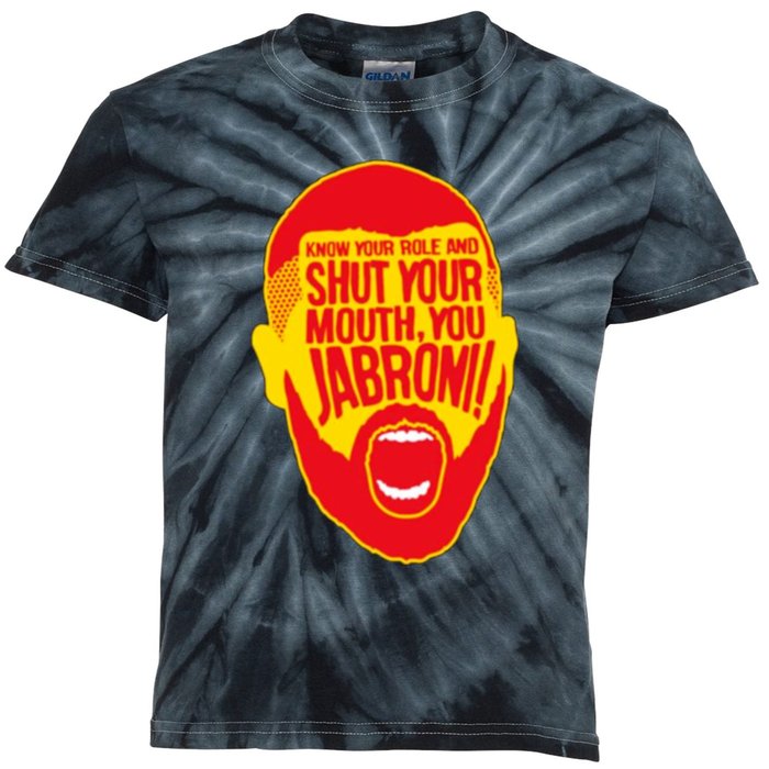 Know Your Role And Shut Your Mouth Kids Tie-Dye T-Shirt