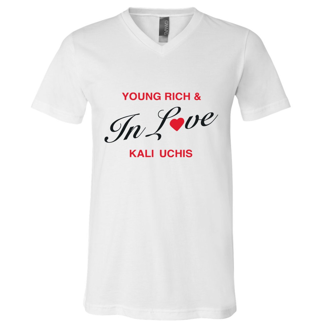Kaliuchis Young Rich & In Love V-Neck T-Shirt
