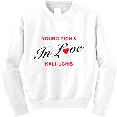 Kaliuchis Young Rich & In Love Kids Sweatshirt