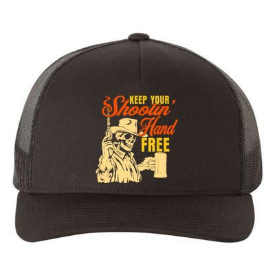 Keep Your Shooting Hand Free Yupoong Adult 5-Panel Trucker Hat