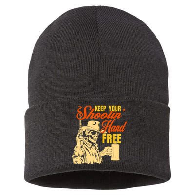 Keep Your Shooting Hand Free Sustainable Knit Beanie