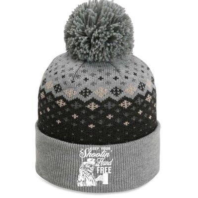 Keep Your Shooting Hand Free The Baniff Cuffed Pom Beanie