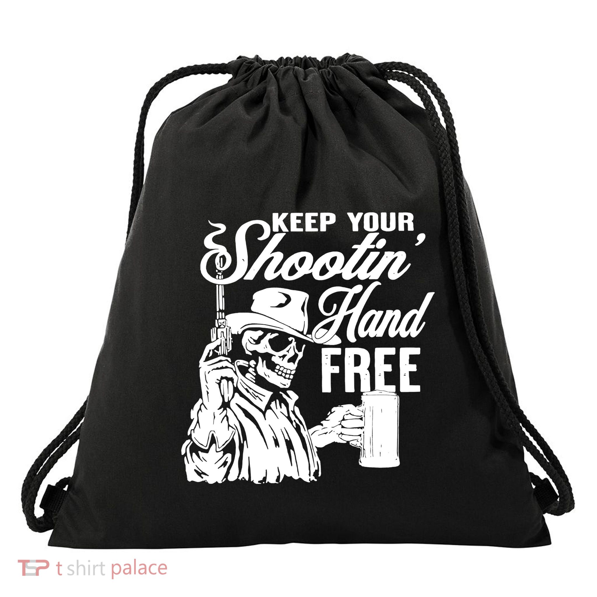 Keep Your Shooting Hand Free Drawstring Bag