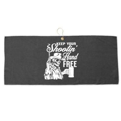 Keep Your Shooting Hand Free Large Microfiber Waffle Golf Towel