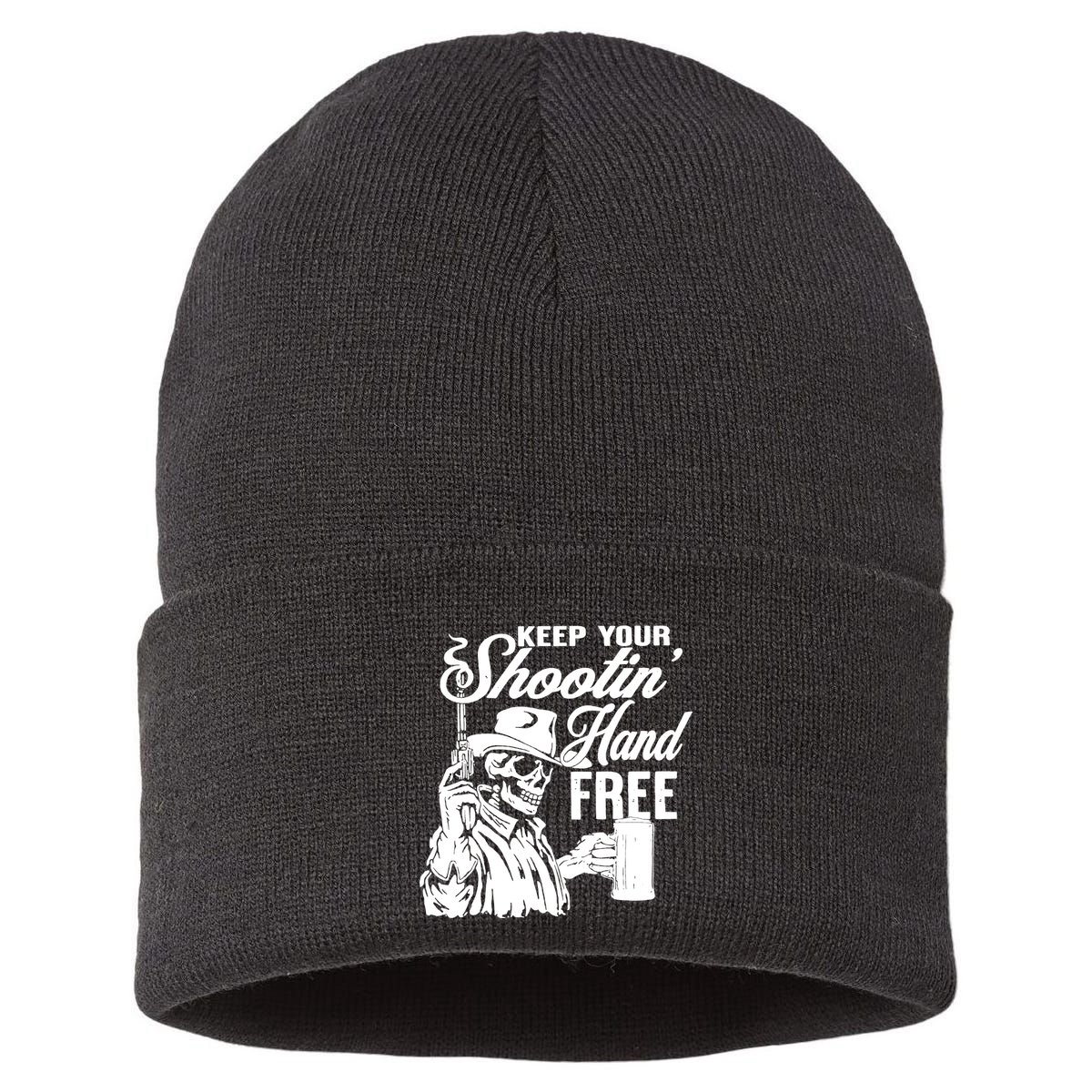 Keep Your Shooting Hand Free Sustainable Knit Beanie