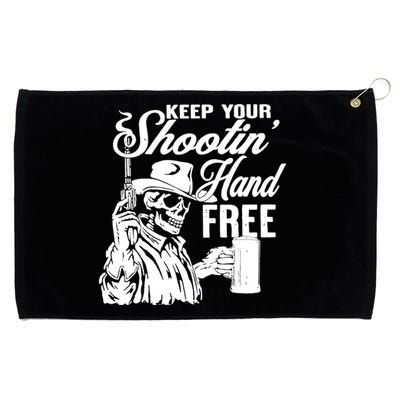 Keep Your Shooting Hand Free Grommeted Golf Towel