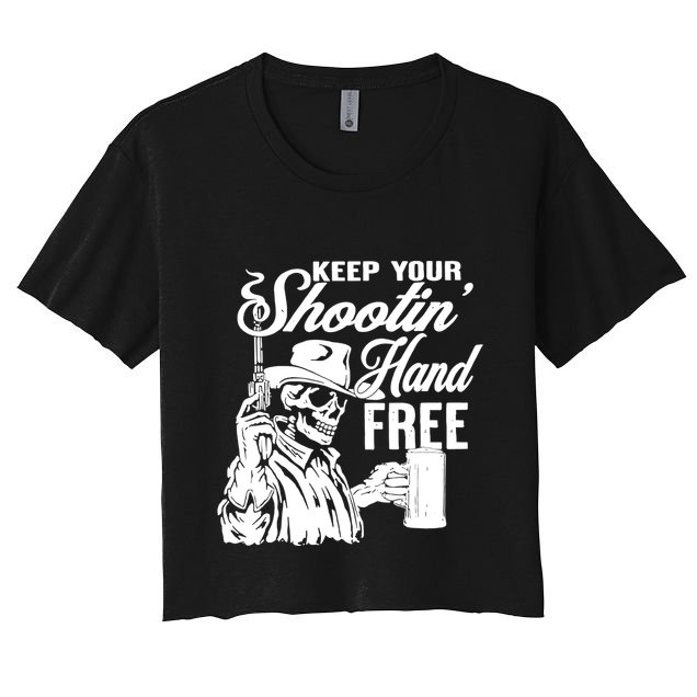 Keep Your Shooting Hand Free Crop Top