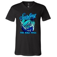 Kali Yuga Surf Club Traditionalist Julius Evola V-Neck T-Shirt