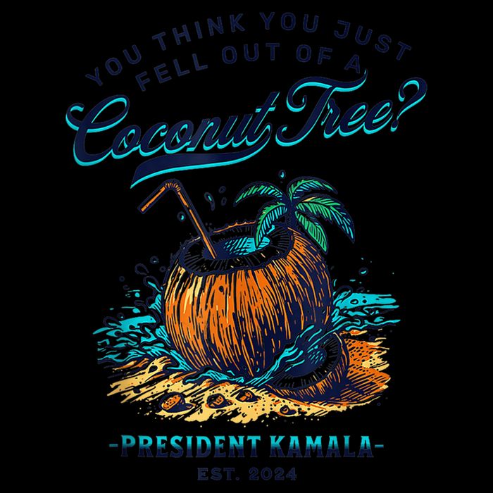 Kamala You Think You Just Fell Out Of A Coconut Tree Funny 16 in Basic Backpack