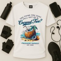 Kamala You Think You Just Fell Out Of A Coconut Tree Funny Performance Shirt