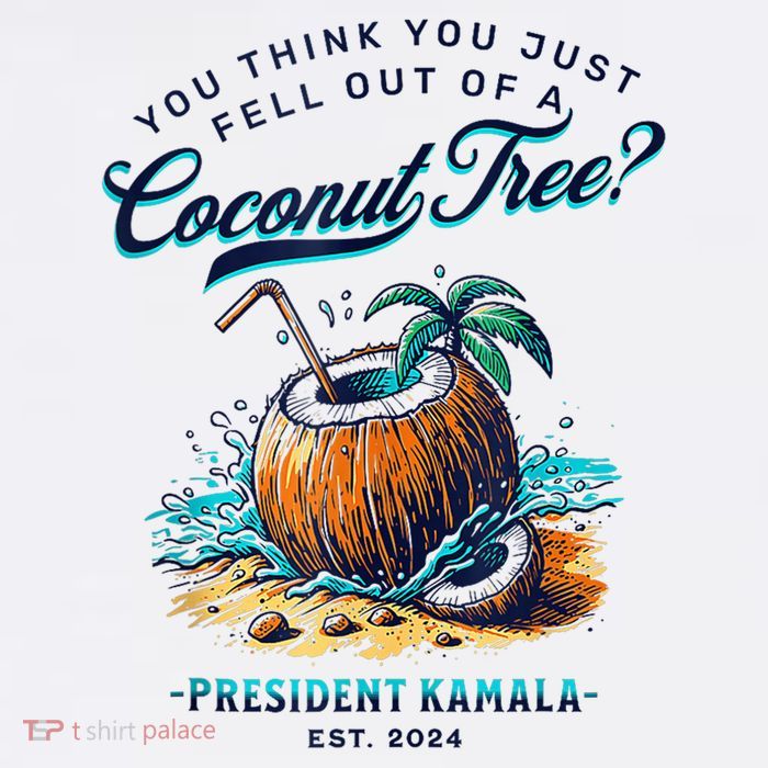 Kamala You Think You Just Fell Out Of A Coconut Tree Funny Adult Drive Performance Visor