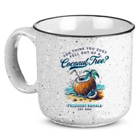 Kamala You Think You Just Fell Out Of A Coconut Tree Funny 15oz Campfire Ceramic Mug