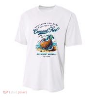 Kamala You Think You Just Fell Out Of A Coconut Tree Funny Youth Performance Sprint T-Shirt