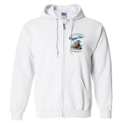 Kamala You Think You Just Fell Out Of A Coconut Tree Funny Full Zip Hoodie