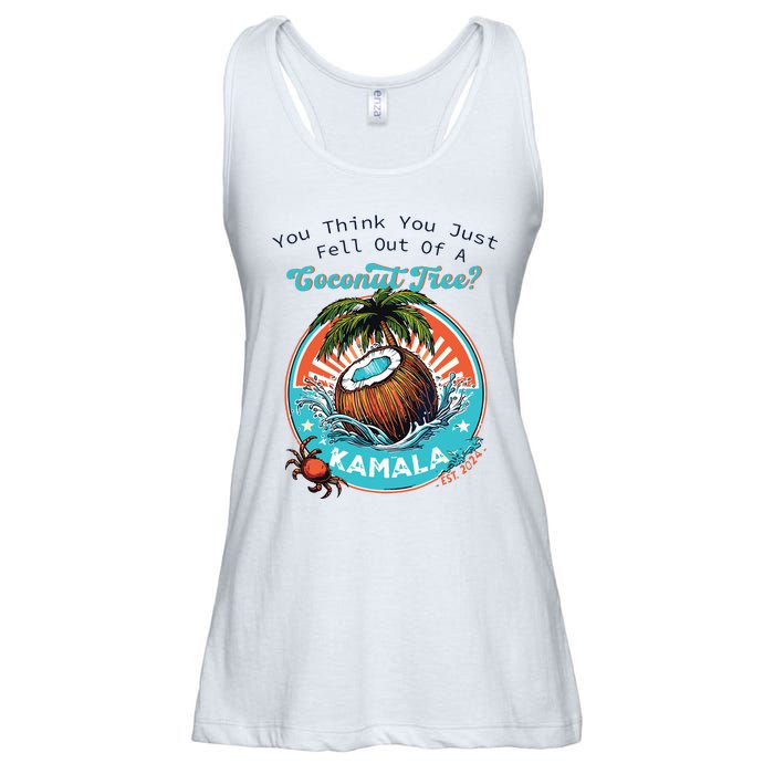 Kamala You Think You Just Fell Out Of A Coconut Tree Funny Ladies Essential Flowy Tank