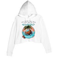 Kamala You Think You Just Fell Out Of A Coconut Tree Funny Crop Fleece Hoodie