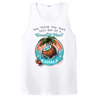 Kamala You Think You Just Fell Out Of A Coconut Tree Funny PosiCharge Competitor Tank