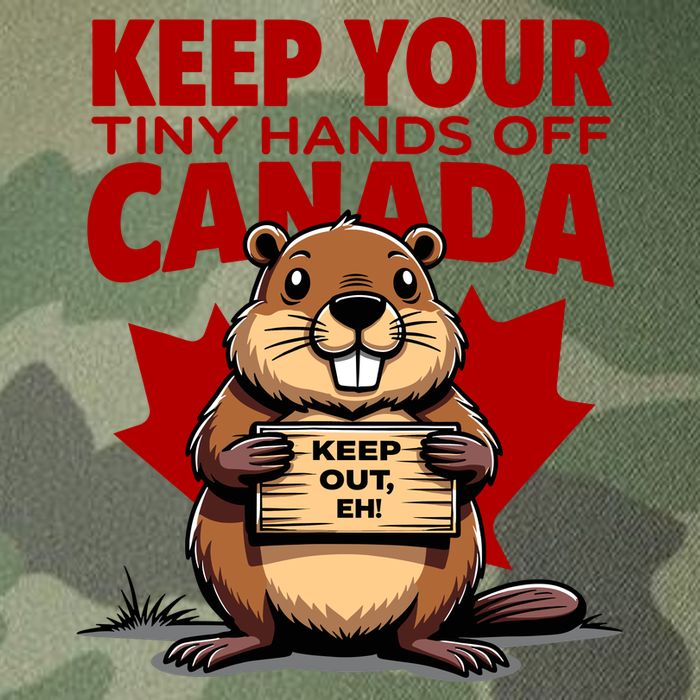 Keep Your Tiny Hands Off Canada Is Not For Sale Funny Legacy Tie Dye Trucker Hat
