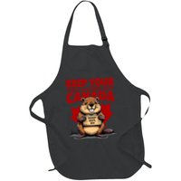Keep Your Tiny Hands Off Canada Is Not For Sale Funny Apron