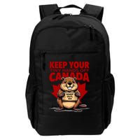 Keep Your Tiny Hands Off Canada Is Not For Sale Funny Backpack