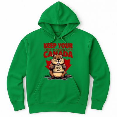 Keep Your Tiny Hands Off Canada Is Not For Sale Funny Hoodie