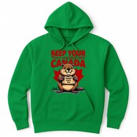 Keep Your Tiny Hands Off Canada Is Not For Sale Funny Hoodie