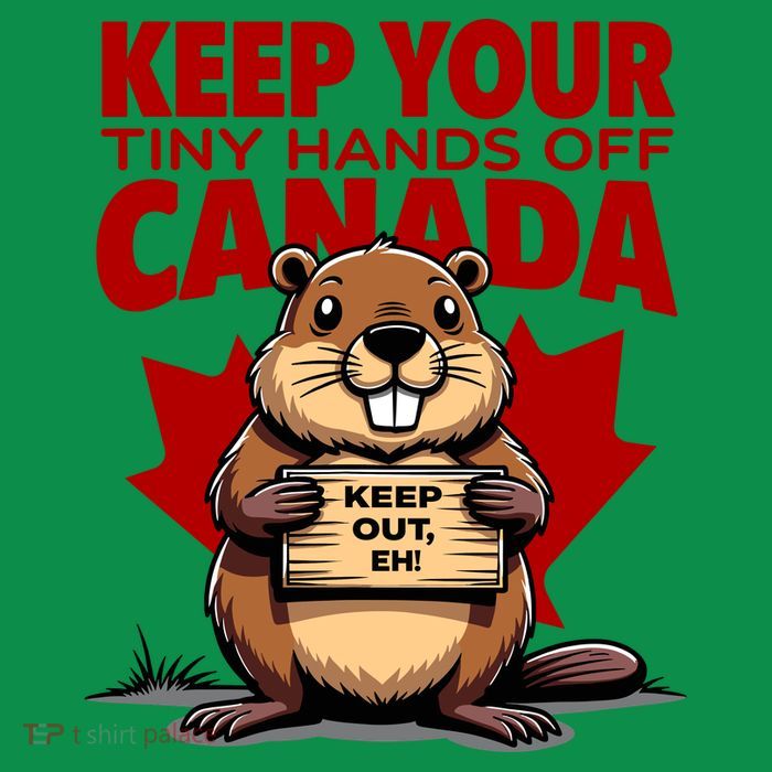 Keep Your Tiny Hands Off Canada Is Not For Sale Funny Premium T-Shirt