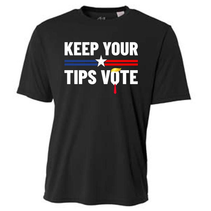 Keep Your Tips Vote Trump 2024 Cooling Performance Crew T-Shirt