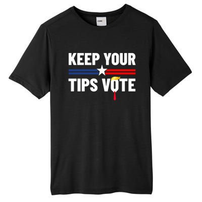 Keep Your Tips Vote Trump 2024 Tall Fusion ChromaSoft Performance T-Shirt