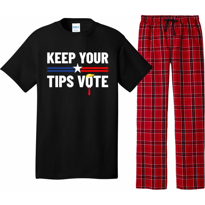 Keep Your Tips Vote Trump 2024 Pajama Set