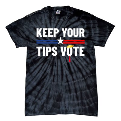 Keep Your Tips Vote Trump 2024 Tie-Dye T-Shirt