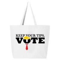 Keep Your Tips Vote Trump 2024 Im Voting Convicted Felon 25L Jumbo Tote